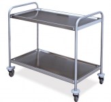 carrello di servizio inox 2 ripiani larghezza 800 900 1000 profondità 500 600